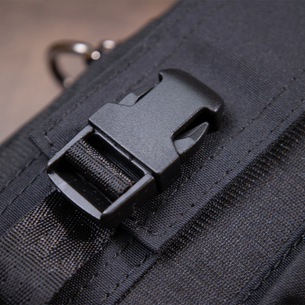 Сумка на пояс нейлон Vintage 20645 Чорна Київ - фото 2