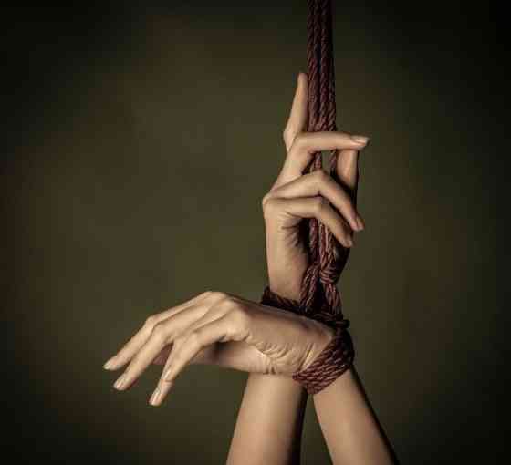 Верёвка для бондажа Star Night черная, One Size Sex Aura Киев