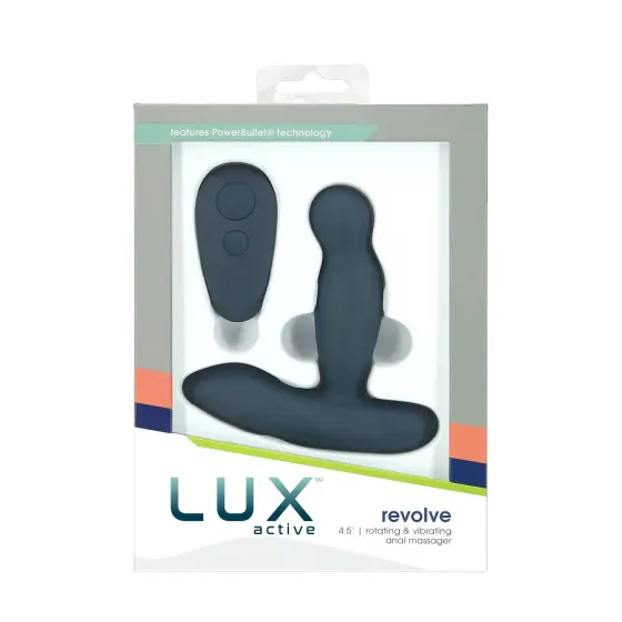 Массажер простаты с ротацией и вибрацией Lux Active Revolve, пульт ДУ Львов