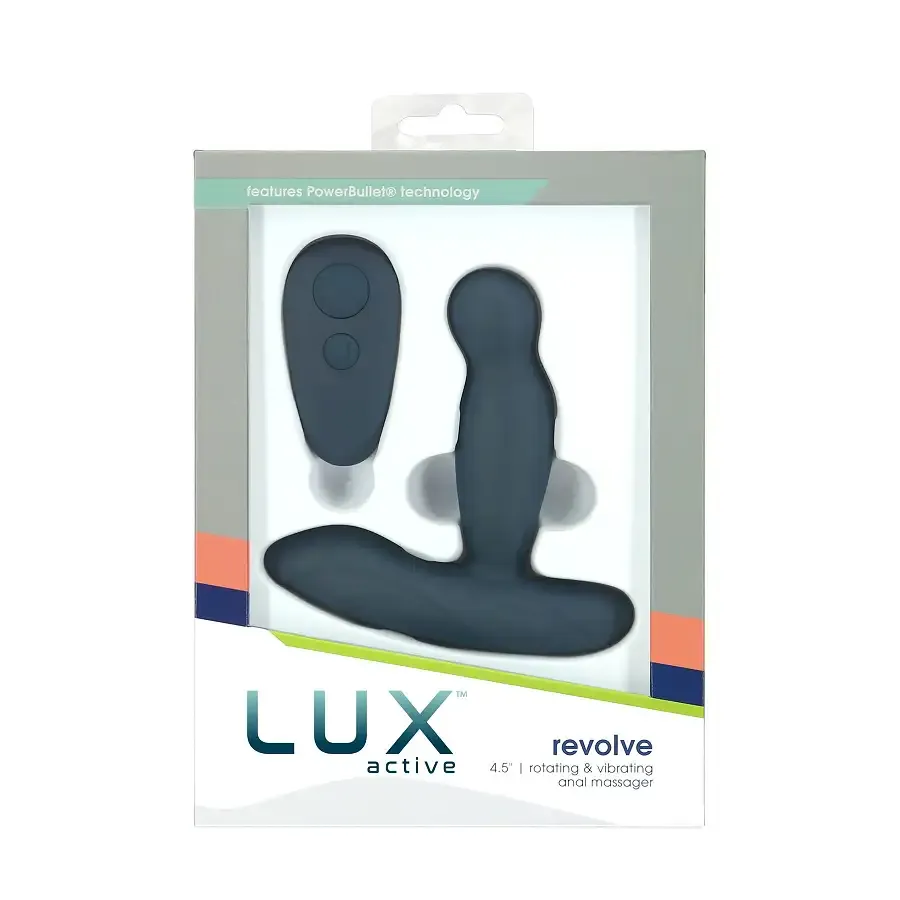 Массажер простаты с ротацией и вибрацией Lux Active Revolve, пульт ДУ Львов - изображение 6