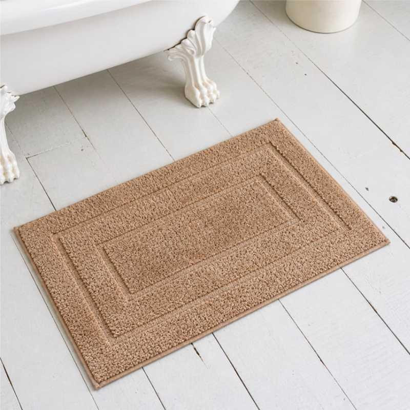 Килимок для ванної кімнати Lovely Svi прорезинений - 50 x 80 см Бежевий (2565064) Київ - фото 8
