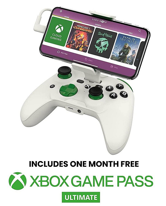 Мобільний геймпад RiotPWR Cloud Gaming Controller для iOS Xbox Edition ігровий контролер для iPhone Lightning/USB-C Київ - фото 2