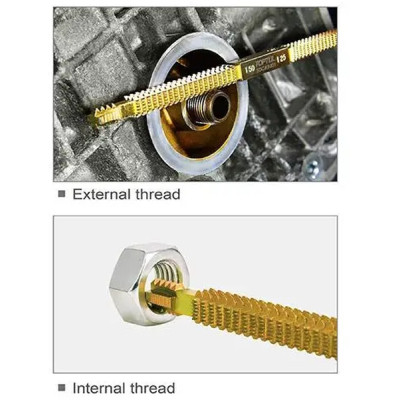 Напильник Toptul для восстановления внешней и внутренней резьбы дюймовый (SDCB2401) Винница - изображение 2