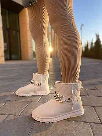 Lonza Угги жіночі LONZA бежеві натуральна шкіра висота 13 см розмір 41 (218-28F 4889) Коломия