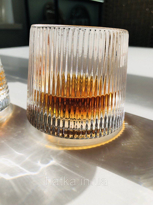 Набір склянок OLens "Ланцелот" 170 мл 6 шт 7х7,5 см товсте скло для дому та ресторанів 102-308 Київ - фото 1