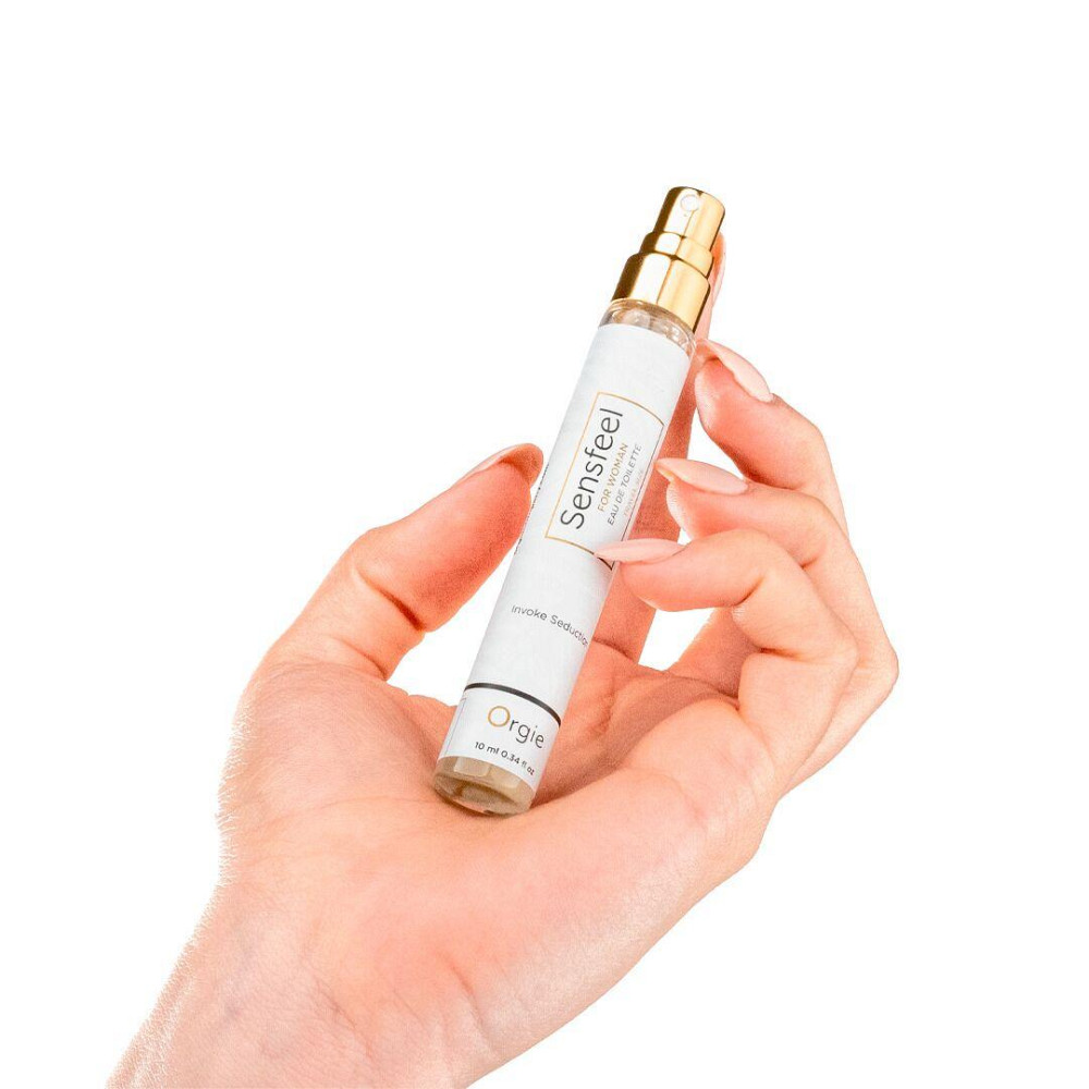 Женские духи с феромонами Orgie – Sensfeel for Woman Travel Size (10 мл), цветочно-фруктовый аромат Sex Aura Киев - изображение 2