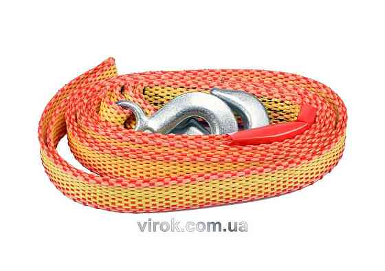 Трос автомобільний VOREL буксирний з гаком 1500кг [20] Одесса