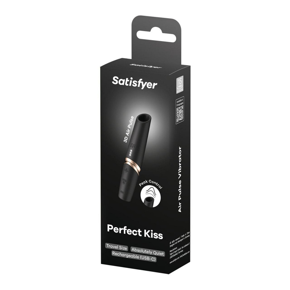 Вакуумний стимулятор Satisfyer Perfect Kiss, магнітна технологія 3D Air Pulse, 30 режимів роботи Sex Aura Київ - фото 5