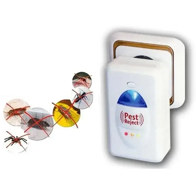 БЕЗКОНТАКТНИЙ УЛЬТРАЗВУКОВИЙ ВІДПУШУВАЧ НАСОКОМИХ І ГРИЗУНІВ PEST REJECT HK 02 1670 xtf Київ - фото 7