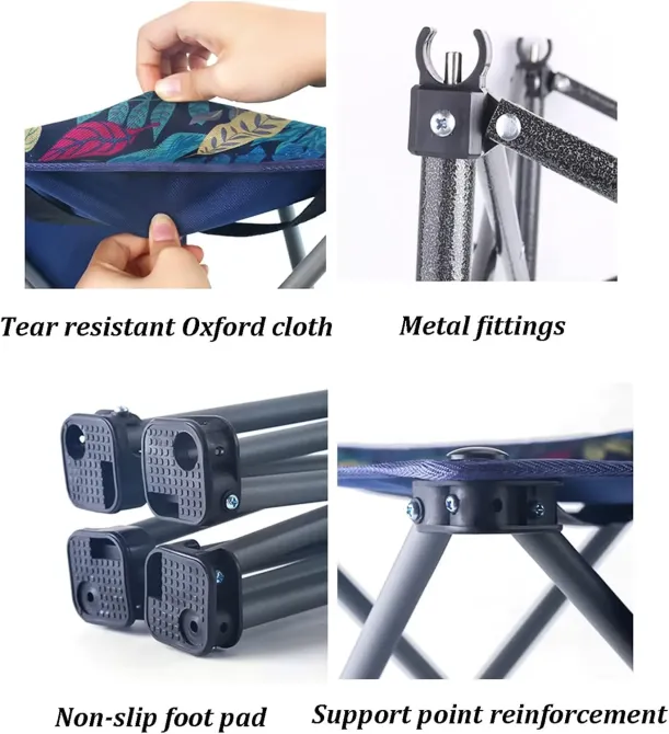 Стол + 2 стула STD-02 стол складной прямоугольный коричневый,(Д530*Ш550*В500мм), стулья металл+ткань (40*40*35), сумка Коломия - фото 5