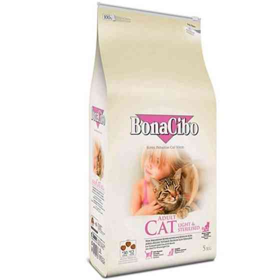 BonaCibo Adult Cat Light Sterilized (Бонасібо Стерилізед Кука Ріс Анчоуси) корм для котів стерильних 5 кілограмів. Запоріжжя