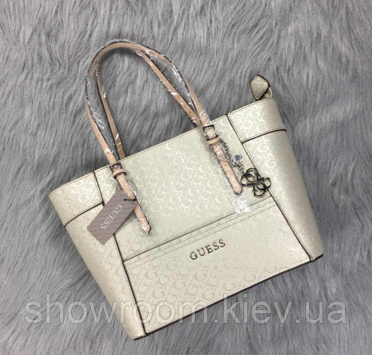 Женская сумка Guess (4424) золотистая Киев - изображение 1