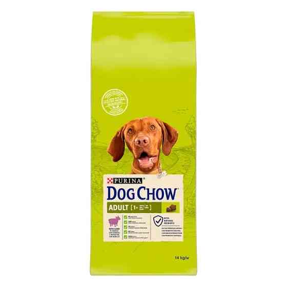 Сухой корм DOG CHOW Adult 1+ для взрослых собак, с ягненком, 14 кг Киев
