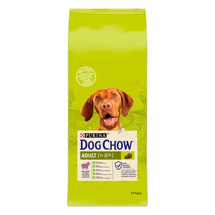 Сухой корм DOG CHOW Adult 1+ для взрослых собак, с ягненком, 14 кг Киев - изображение 1