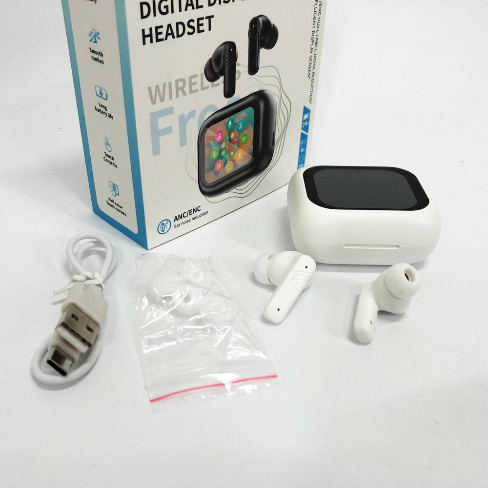 Навушники для мобільних телефонів, Сенсорні бездротові навушники Круті бездротові QG-33 Львів - фото 16