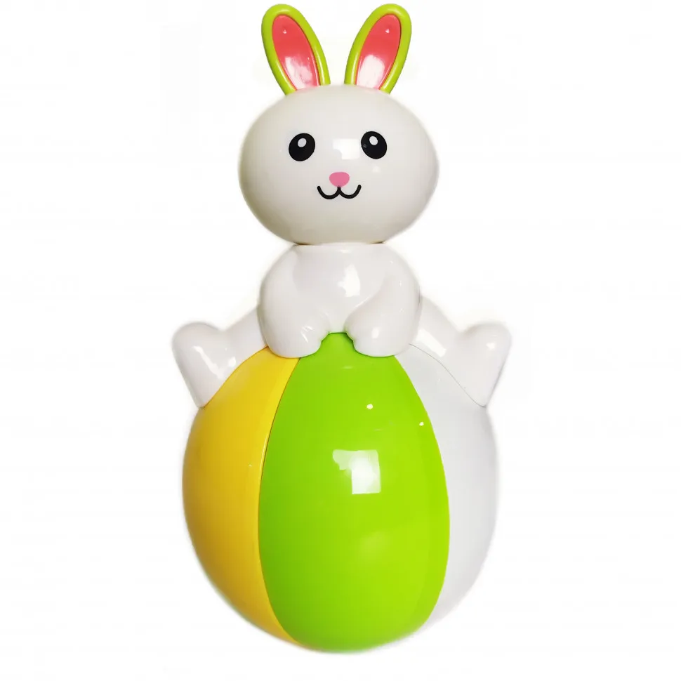 Игрушка Неваляшка 6521 со звуковыми эффектами Зайчик Винница - изображение 1