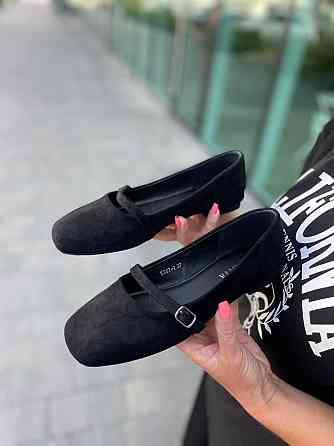 Loretta Балетки LORETTA чорні еко-замша размер 36-41 (E367-1) Коломия