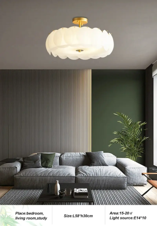 Світлодіодна люстра Лілея 5012 (Золота) Вінниця