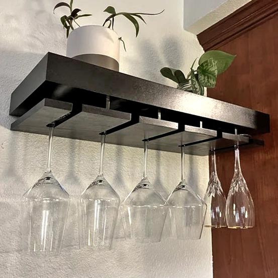 Полиця для келихів "Джордан" венге Миколаїв - фото 1