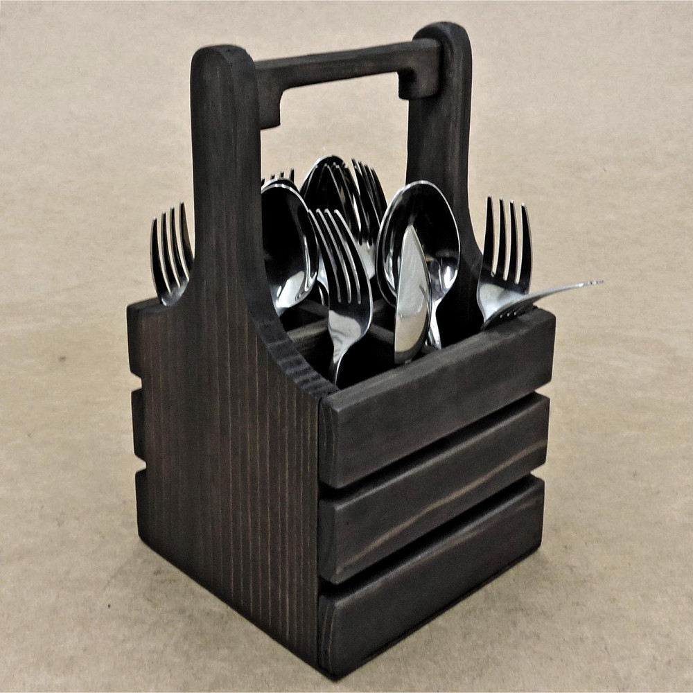 Підставка для столових приладів "Пайлаф" венге Миколаїв - фото 1