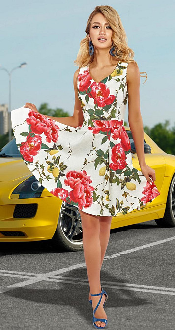 Лляне плаття без рукавів (42) Київ - фото 3