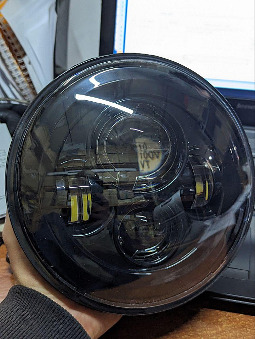 Передні лед фари Нива ВАЗ 2121, ВАЗ 2101, ГАЗ24, УАЗ. LED фари 60 ватів Лед фари ближнє дальнє світло Харків - фото 1