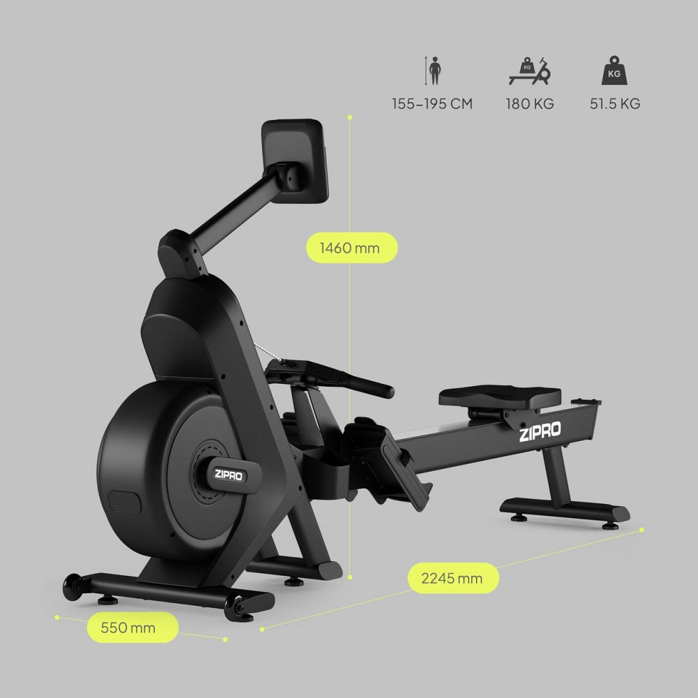 Весёлочный тренажер Zipro Power 10 черный Киев - изображение 2