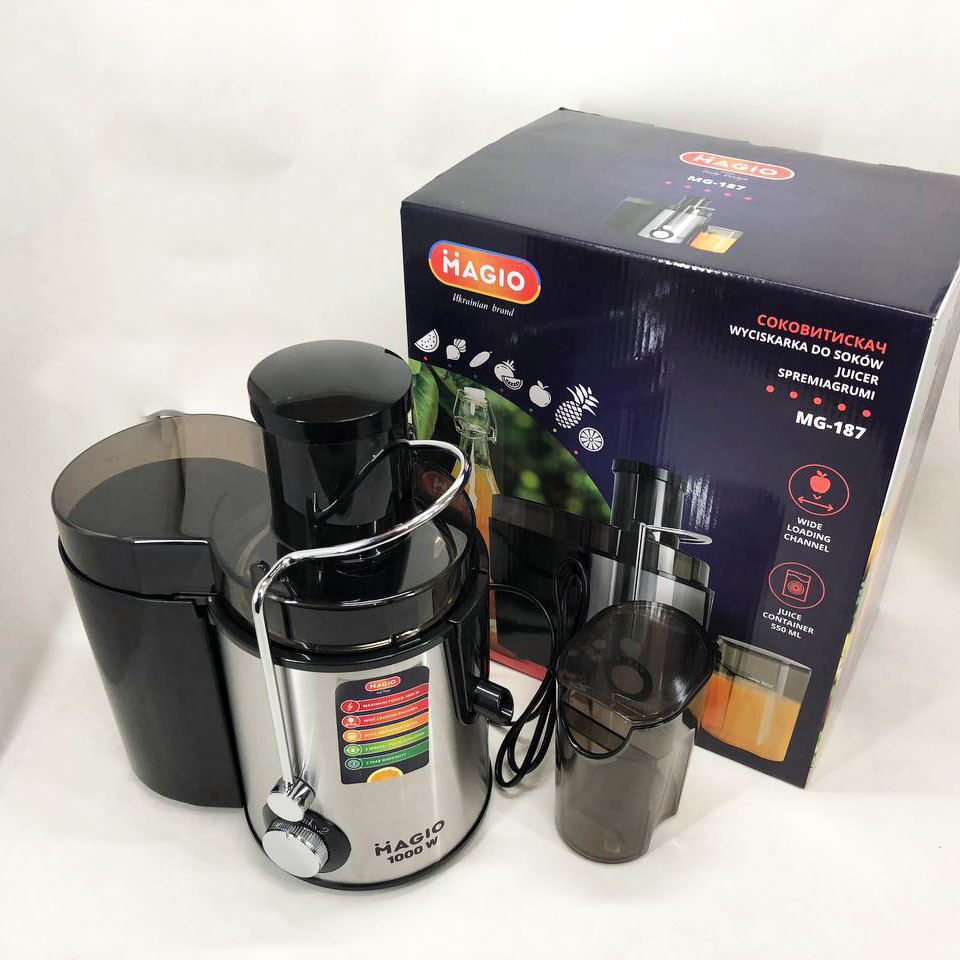 Подрібнювач для яблук Соковижималка низькошвидкісна, Соковижималка для цілих фруктів і овочів ER-20 Львів - фото 7