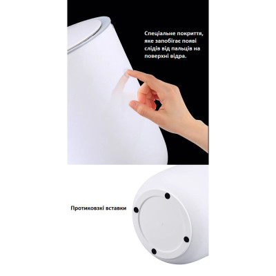 Контейнер для сміття JAH Waterproof Сенсорний Сірий 8 л (20256) Вінниця - фото 7