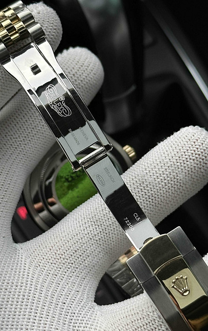 Швейцарський годинник Rolex Datejust Silver Gold Харків - фото 2