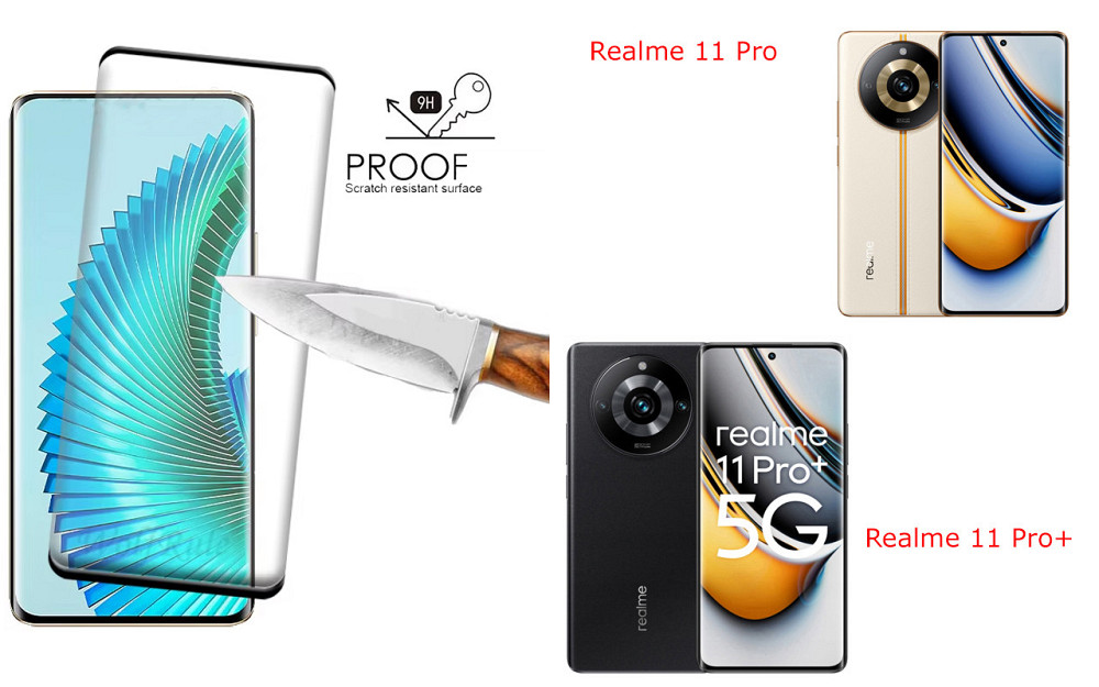 Захисне скло HyperGlass Pro для Realme 11 Pro, Realme 11 Pro+ – максимальна чутливість та захист Київ - фото 1