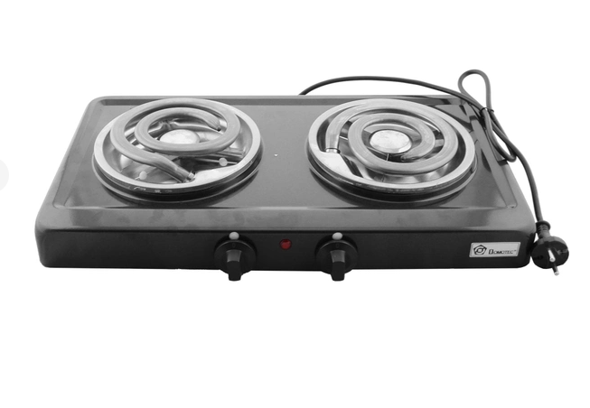 Плита електрична настільна двоконфорочна Domotec MS 5532 з широкою спіраллю 4790 Одеса - фото 3