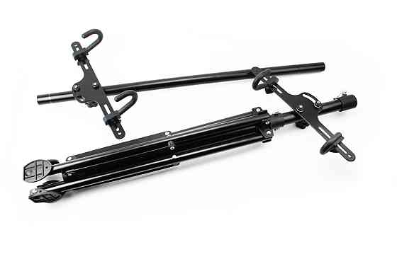 Підставка під 2 велосипеди регульована висота 100-150 см, регульований кут нахилу велосипеда, чорна HS-QX-006G Киев