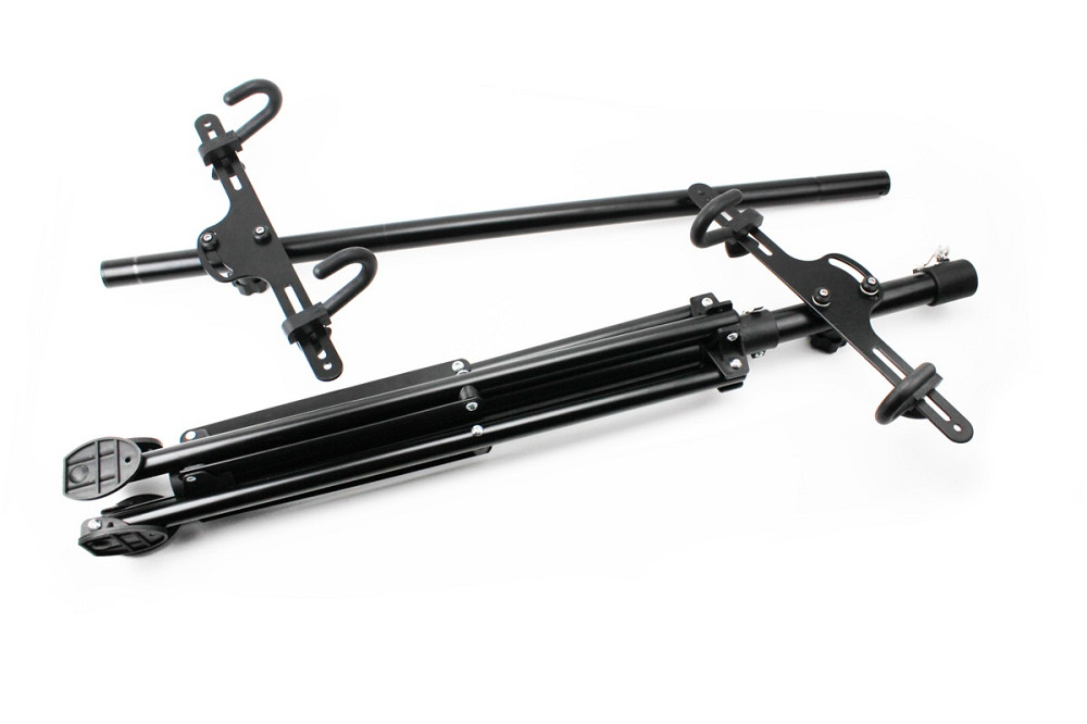 Підставка під 2 велосипеди регульована висота 100-150 см, регульований кут нахилу велосипеда, чорна HS-QX-006G Киев - изображение 3