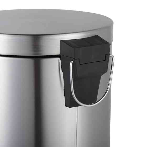 Сміттєве відро Zerix Solo-TC0205 SS з плавним закриттям, кругле, 5 л, нержавійка Харків