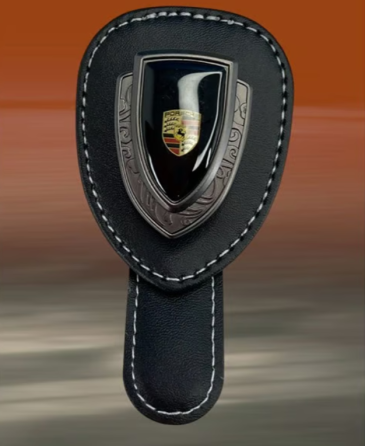 Автомобільний тримач, кліпса на сонцезахисний козирок для окулярів, карток з емблемою Porsche Луцк