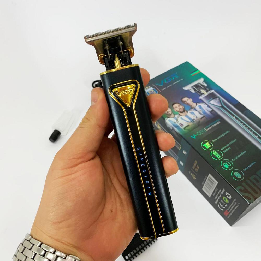 Тример з регульованою довжиною, Чоловічий набір для стрижки волосся бездротовий, Тример для скронь HD-42 Львів - фото 12