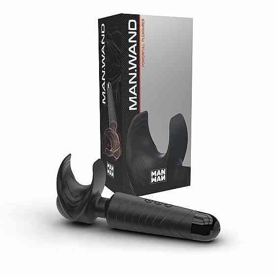 Мастурбатор-вибромассажер Manwan MAN.WAND, отлично для пар, вибро-минет, 20 режимов Sex Aura Киев