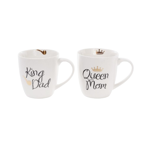 Кружка 520мл порцелянова King Dad Queen Mom BONA DI Житомир