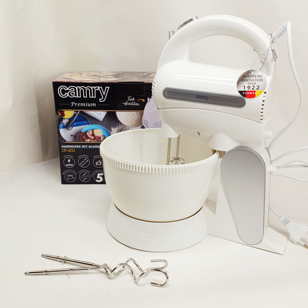 Миксер бытовой для кремов, Миксер нержавеющая сталь, Миксер для теста на пироги крем меда DP-87 Львов - изображение 2