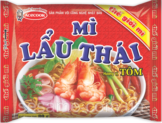 В'єтнамська локшина швидкого приготування креветка Mi Lau Thai 75г Харків