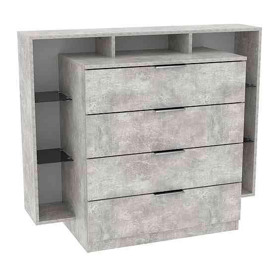 Комод Крістал, Бетон, 1200/450/1000 Львів