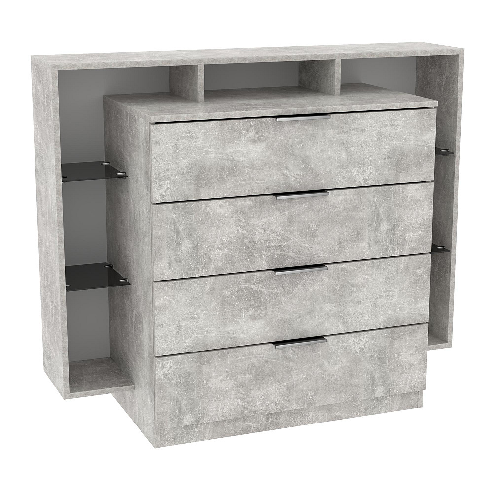 Комод Крістал, Бетон, 1200/450/1000 Львів - фото 1