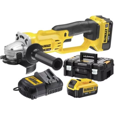 Шліфувальна машина DeWALT 18В XR Li-lon, 2x4Ah, 125 мм, 8000 об/хв (DCG412M2) Вінниця - фото 1