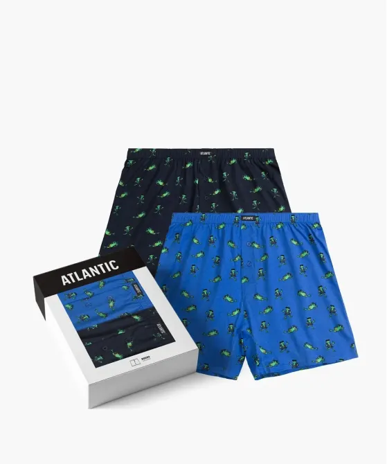 Мужские боксеры Atlantic, 100% хлопок. Набор 2 шт. 2MBH-006 L Киев - изображение 1