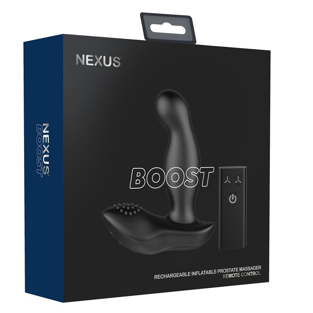 Вібромасажер простати Nexus Boost з надувною головкою, пульт ДК Sex Aura Київ - фото 7