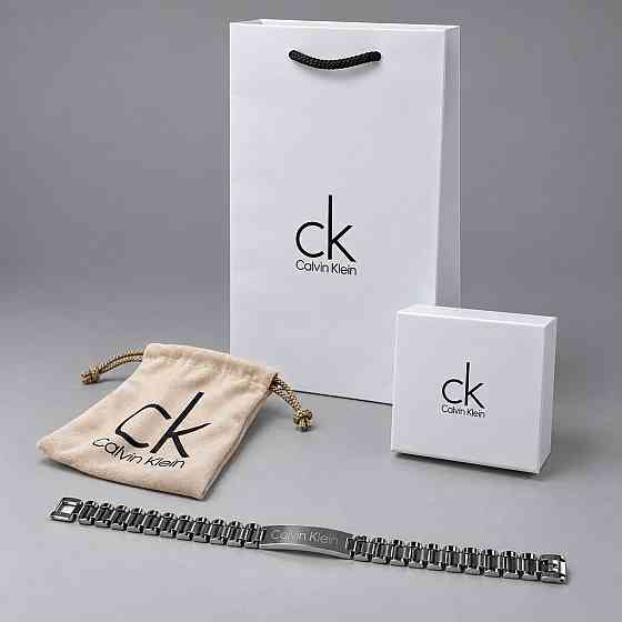 Мужской браслет на руку Calvin Klein из нержавеющей стали (30119) Киев