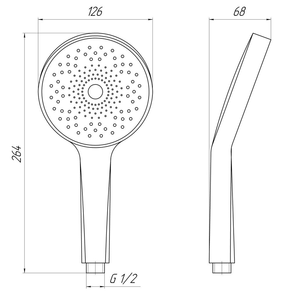 Душова лійка Topaz NF-2202-00-WHITE (000025156) Київ - фото 6