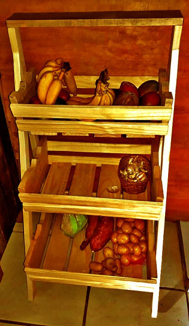 Стелаж для овочів і фруктів "Дваліте" каррі Миколаїв - фото 1