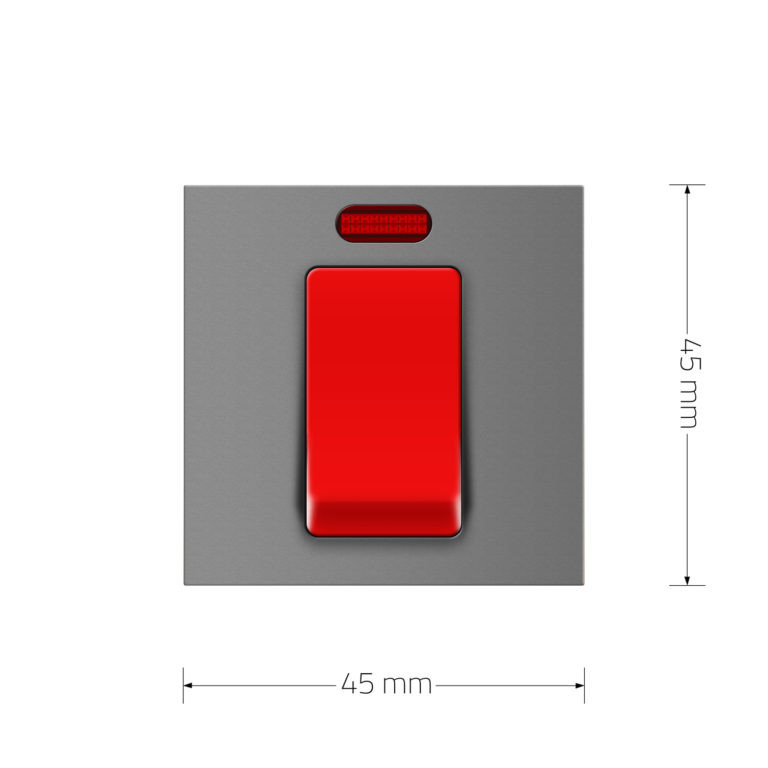 LIVOLO Майстер-вимикач LIVOLO, сірий, 20А 230В, модуль без рамки (VL-FCMKV20A-2IP) Коломия - фото 3